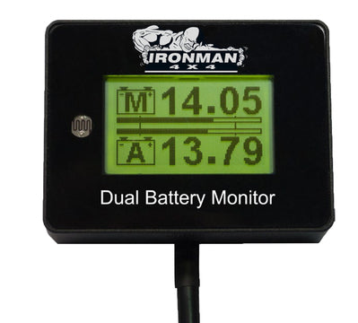 12V Digital Battery Monitor (Suits single and dual battery setups)