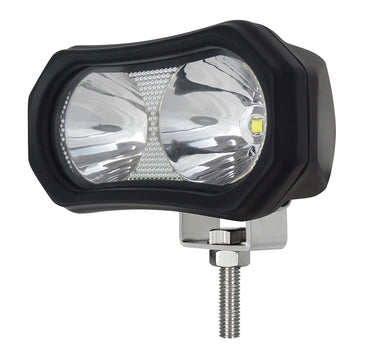 10W Spot Beam Universal LED Work Light - 93mm (Each) - Clear