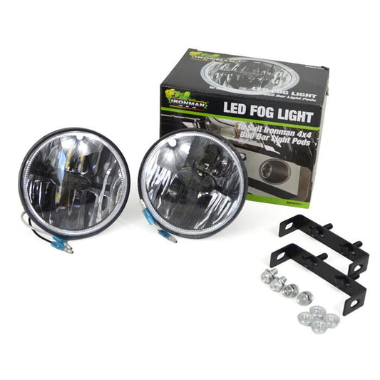 10W Halogen lamp LED replacement to suit Ironman 4x4Bull Bar Light Pod (Pair)